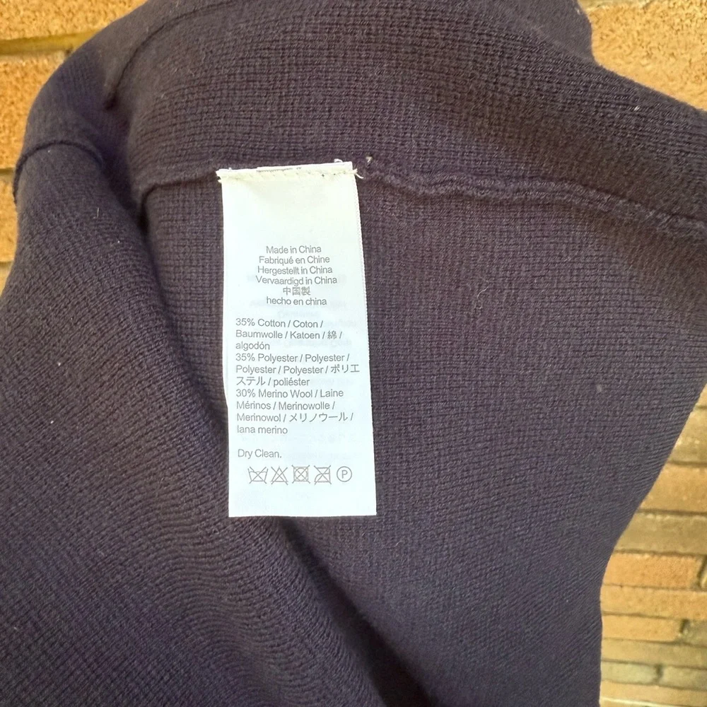 J. Crew Classic Dark Navy Cardigan Size Medium NWOT Re-imagined by J-crew - Picture 6 of 8